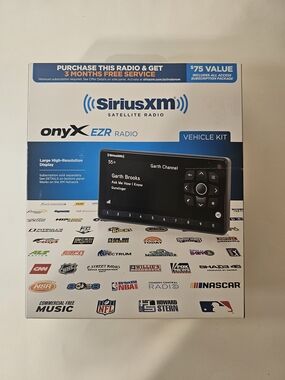 NEW SirusXM Onyx EZR Radio Vehicle Kit SXEZR1V1
